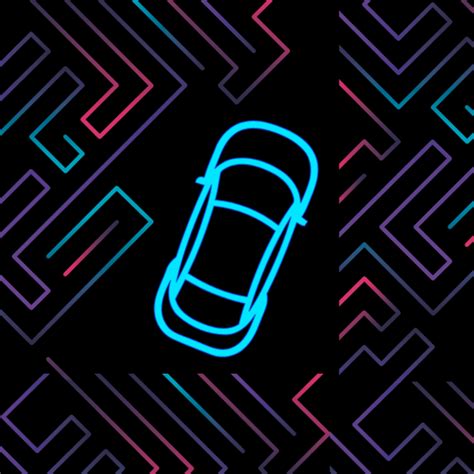 NEON CAR MAZE .